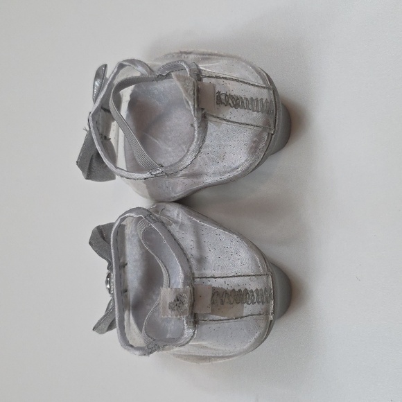 Build A Bear Shoes - Silver Sparkle Heels Shoes - Picture 2 of 4